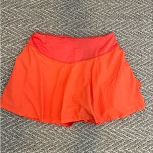 Orange free people skort